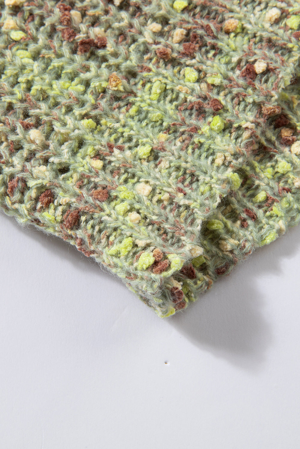 Chicory Coffee Open Front Knit Plus Size Cozy Cardigan