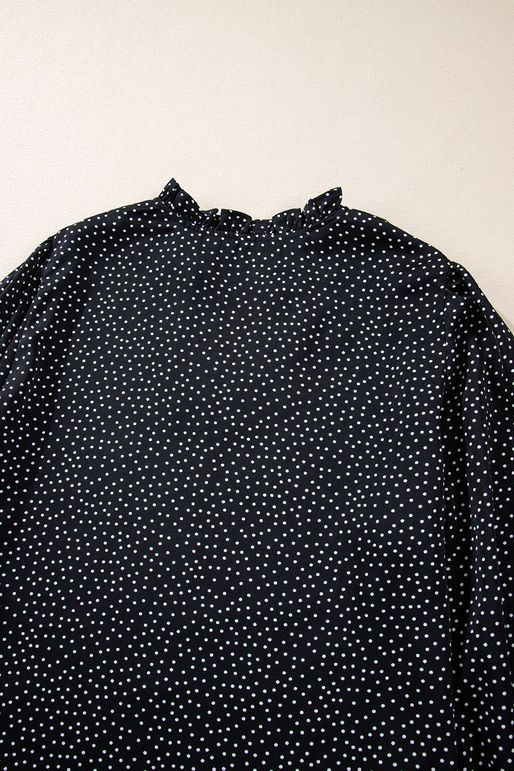 Black Plus Size Leopard Print Notch V Neck Blouse