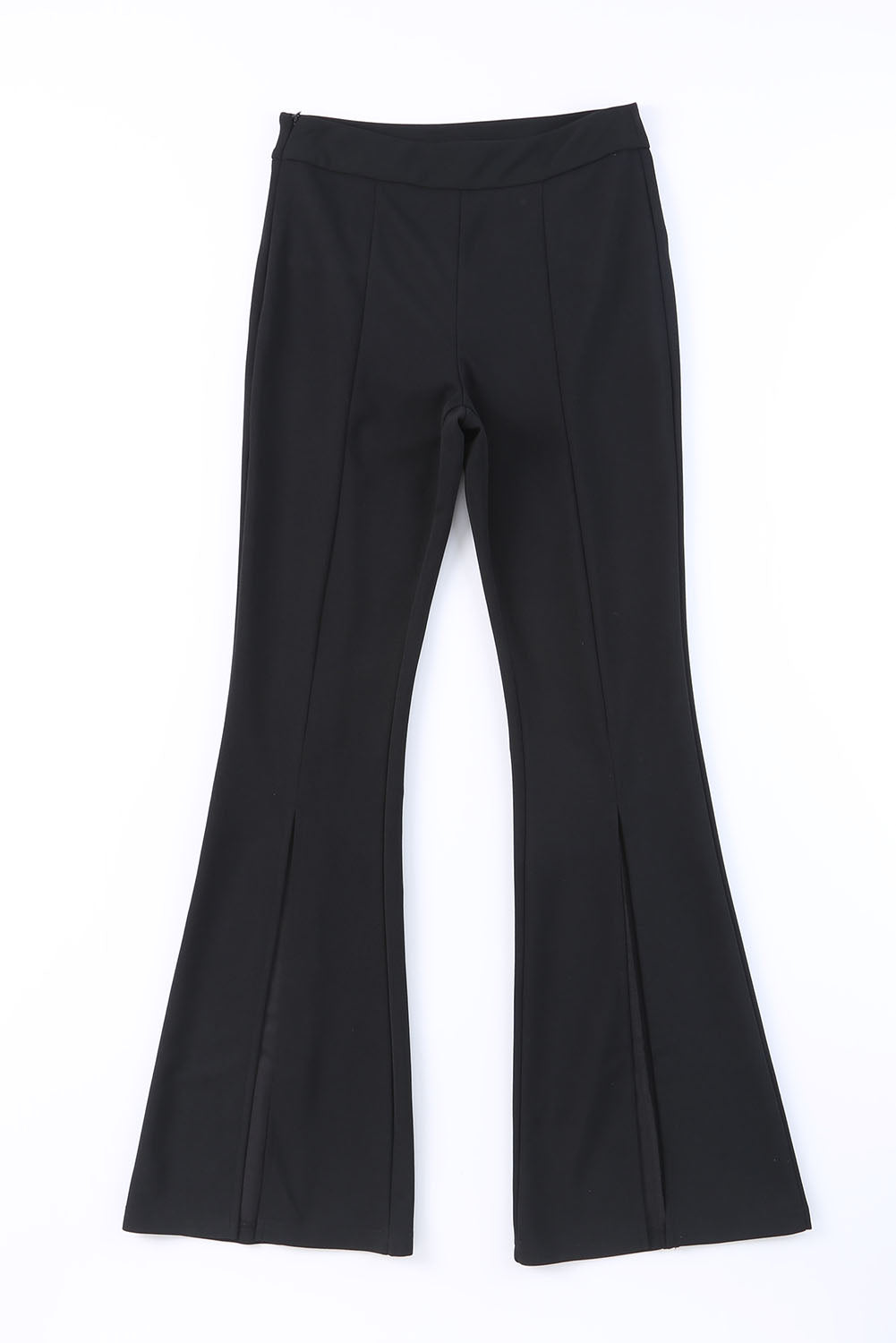 Rose Split Hem High Waist Pants