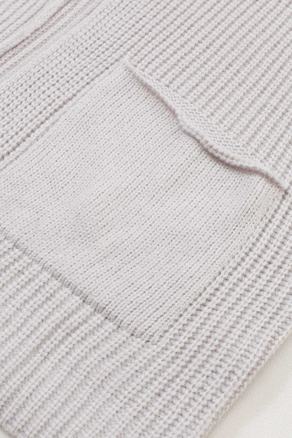 Pink Oversized Fold Over Sleeve Sweater Cardigan