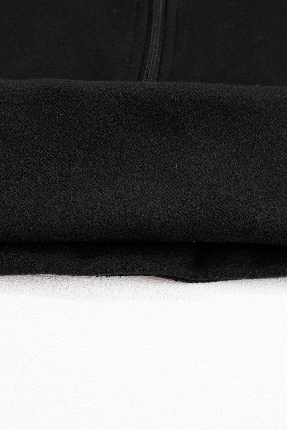 Elmwood Fleece Lined Zip Up Stand Collar Thumbhole Sleeve Sweatshirt