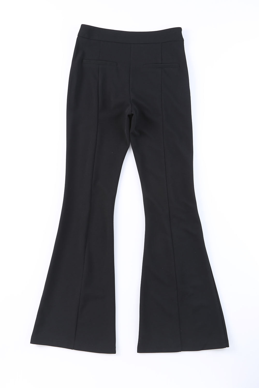 Rose Split Hem High Waist Pants